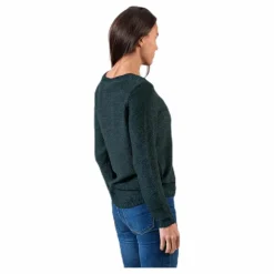 Geena Xo L/S Pullover Knt Green