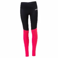 Girls Colour Block Tights Pink/Black