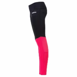 Girls Colour Block Tights Pink/Black