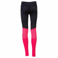 Girls Colour Block Tights Pink/Black