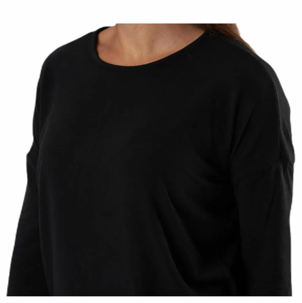 Glamour 3/4 Top Jrs Black