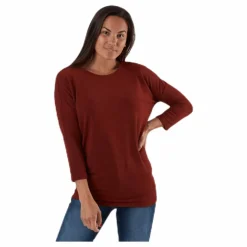 Glamour 3/4 Top Jrs Red