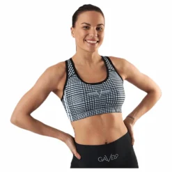 GLNCHCK 1 Sports Bra White/Black