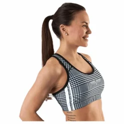 GLNCHCK 1 Sports Bra White/Black