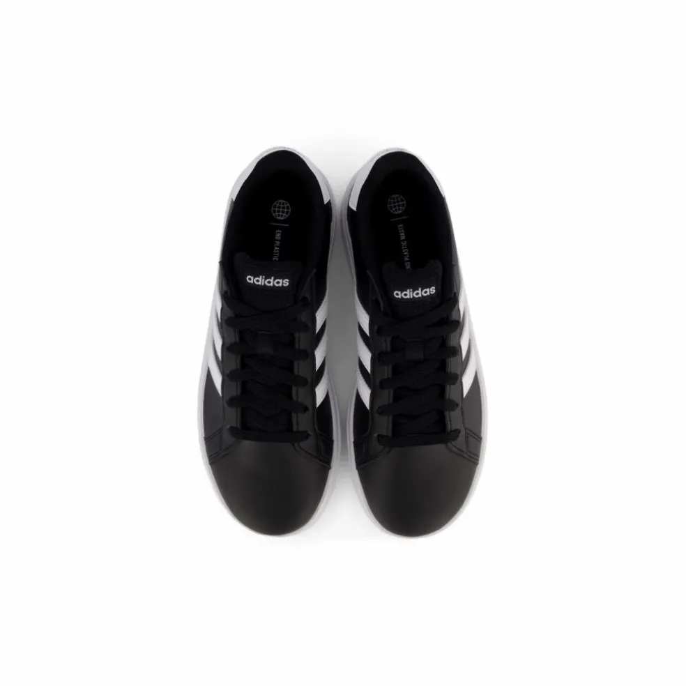 Grand Court Lifestyle Tennis Lace-Up Shoes Core Black / Cloud White / Core Black