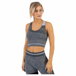 Halley Seamless Bra Black/Grey