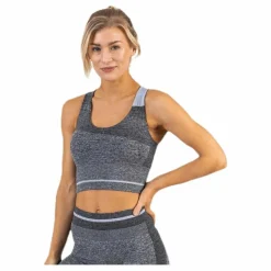 Halley Seamless Bra Black/Grey