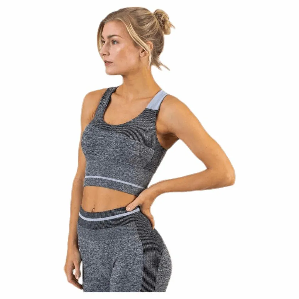 Halley Seamless Bra Black/Grey