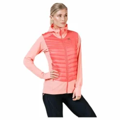 Haloes Down Hybrid Hoodie Pink