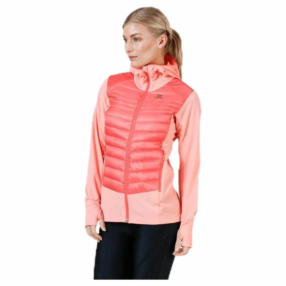 Haloes Down Hybrid Hoodie Pink