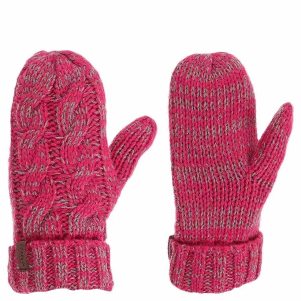 Handlight Reflective Mitten Pink/Grey