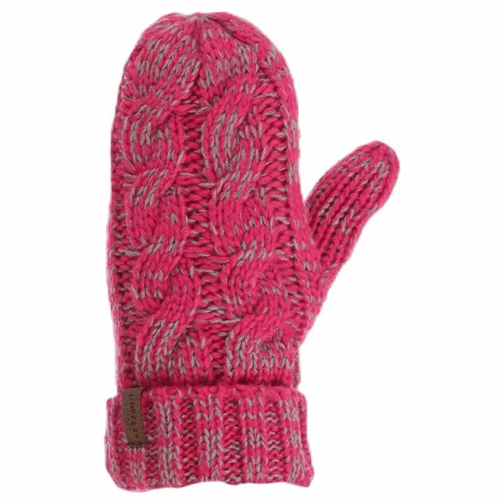 Handlight Reflective Mitten Pink/Grey