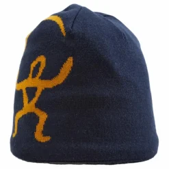 Hawk Knitted Cap Navy