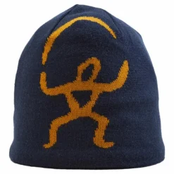 Hawk Knitted Cap Navy