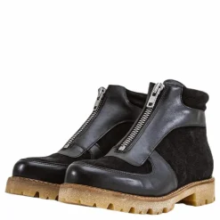 Herla Leather Boot Black