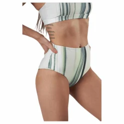 High Waist Brief White/Green