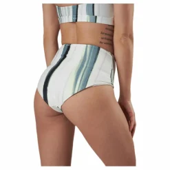 High Waist Brief White/Green