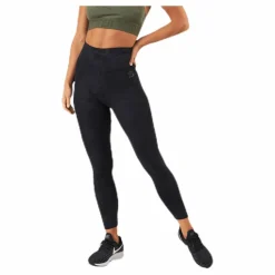 High Waist Leggings Patterned/Black