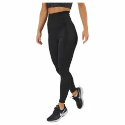 High Waist Tights - Side Pocke Black