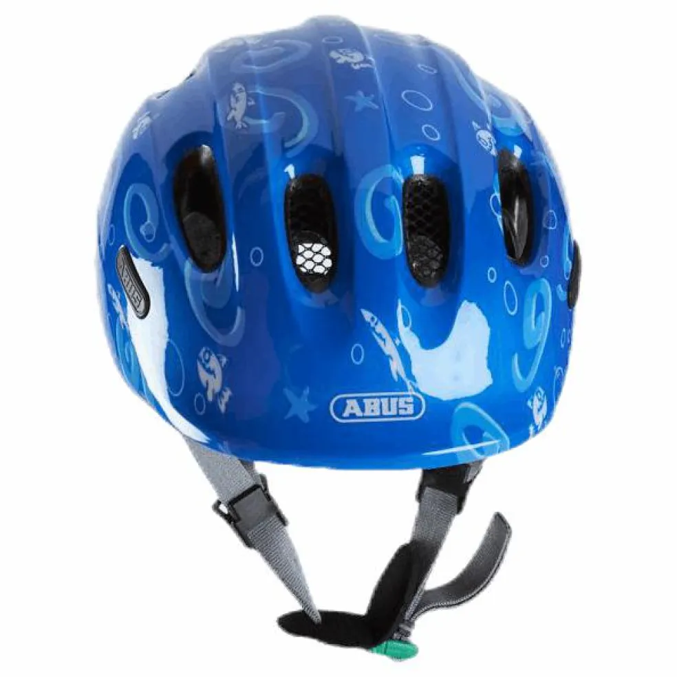 Hjälm Smiley 2.0 m/grönt spänne Blue