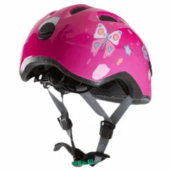 Hjälm Smiley 2.0 m/grönt spänne Pink