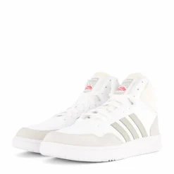 Hoops 3.0 Mid Lifestyle Basketball Classic Vintage Shoes White