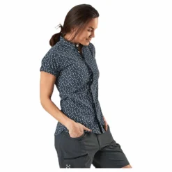 Idun SS Shirt Blue/Patterned