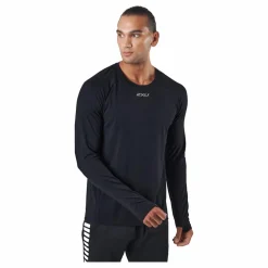 Ignition Base Layer L/s Black/silver Reflective