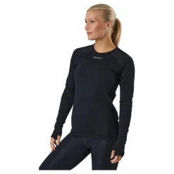 Ignition Base Layer L/s Black/silver Reflective