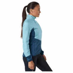 Jacket Run Easy Warm Hybrid Blue Wing Teal - Polynya