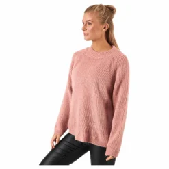 Jade L/S Pullover Knt Red