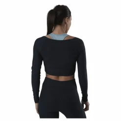 Jana Ls Train Crop Top Blue