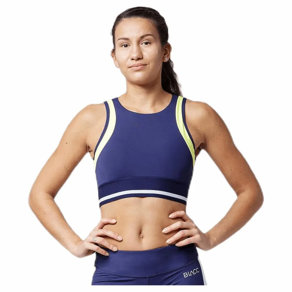 Jump Sports Bra Blue/White/Yellow