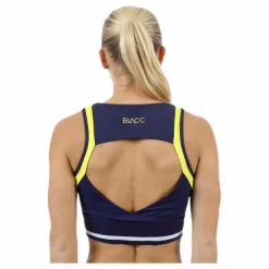 Jump Sports Bra Blue/White/Yellow