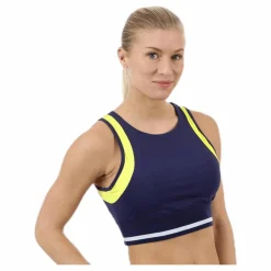 Jump Sports Bra Blue/White/Yellow