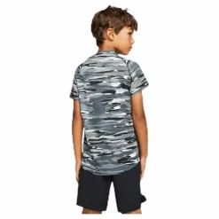 Junior Pro Fitted Camo Black