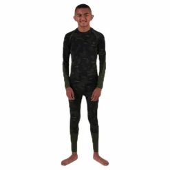 Junior Seamless 1st Layer Set Patterned/Green