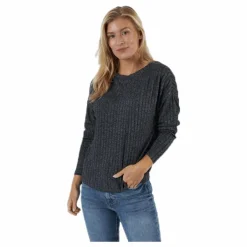 Kally Boatneck 4/5 Top Jrs Grey