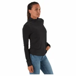 Kamala Ls Rollneck  Top  Black