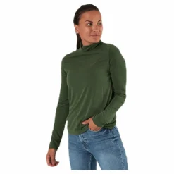 Kamala Ls Rollneck  Top  Black