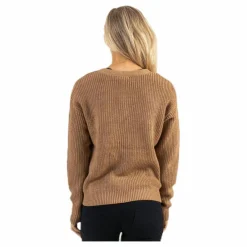 Karie Ls Knit Cardigan Beige