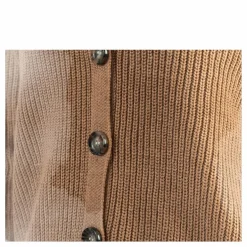 Karie Ls Knit Cardigan Beige