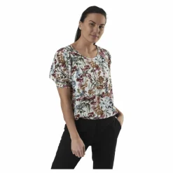 Karma Life 2/4 Aop Top Wvn White