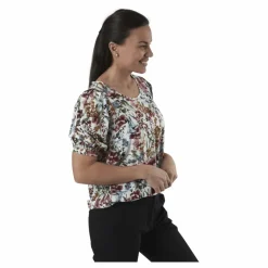 Karma Life 2/4 Aop Top Wvn White