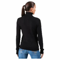 Karol L/S Rollneck Pullover Knt Black