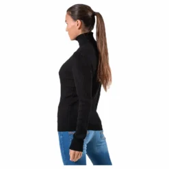 Karol L/S Rollneck Pullover Knt Black