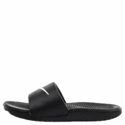Kawa Little/Big Kids' Slides BLACK/WHITE