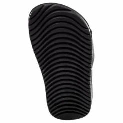 Kawa Little/Big Kids' Slides BLACK/WHITE