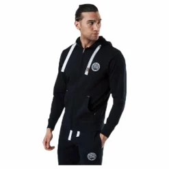 Krew Sweatshirt Full Zip Black