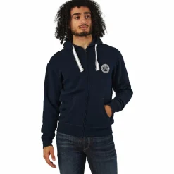 Krew Sweatshirt Full Zip Blue